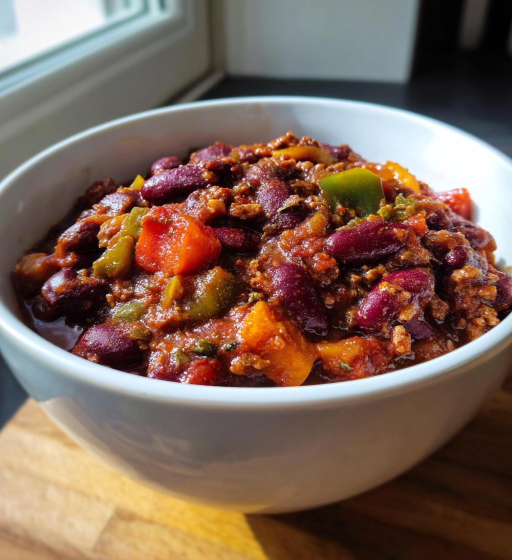 Vegetarian Chili Recipe Hearty & Delicious - Quick & Easy Meal
