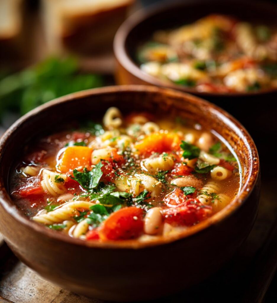 slow cooker minestrone soup recipe